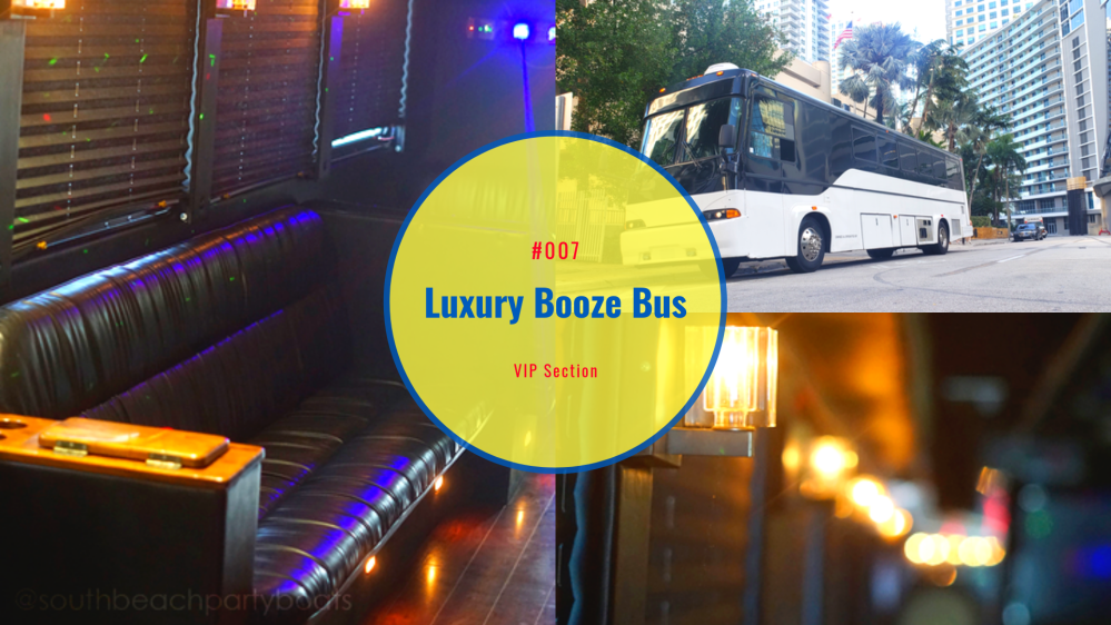 party bus club hopping party bus and club packages, miami shuttle van,