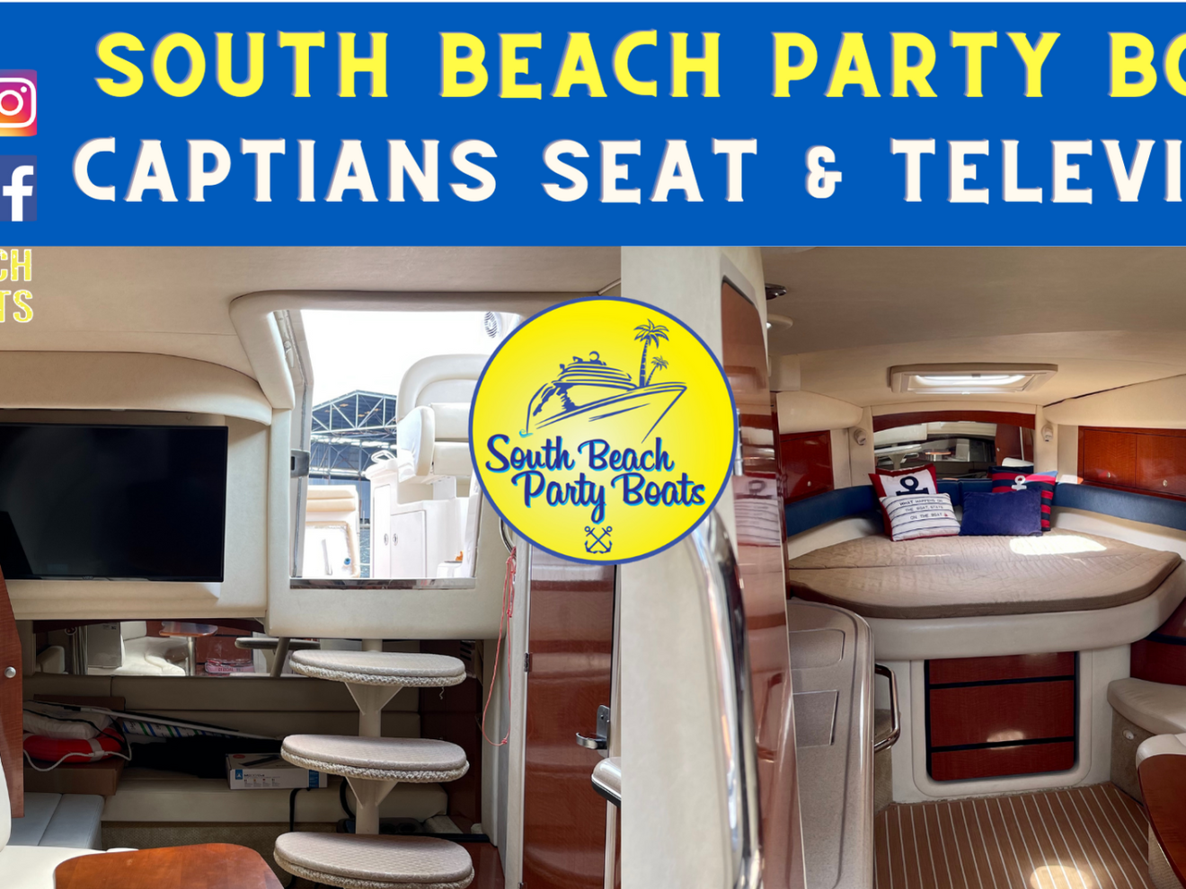 a room that has a sign on the screen