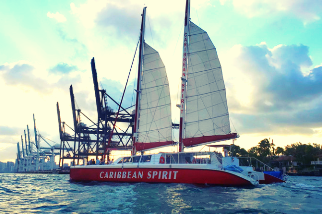 a large ship in a body of water