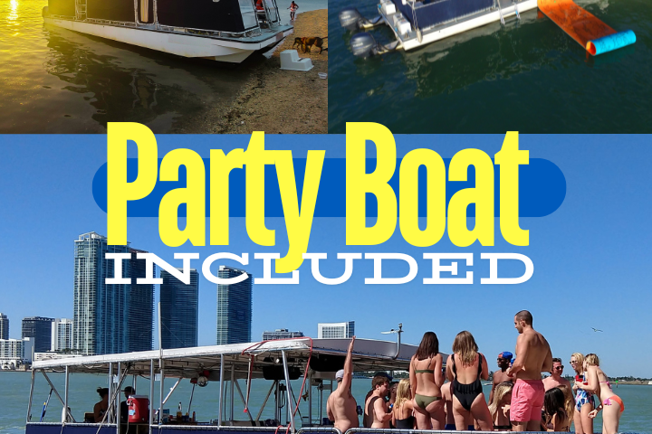 a group of people in a boat on a body of water