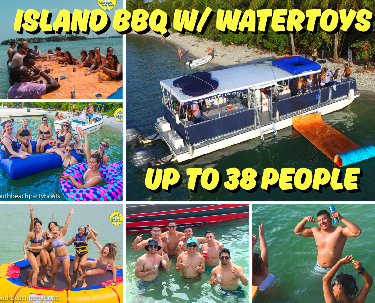 Island BBQ Party boat in miami